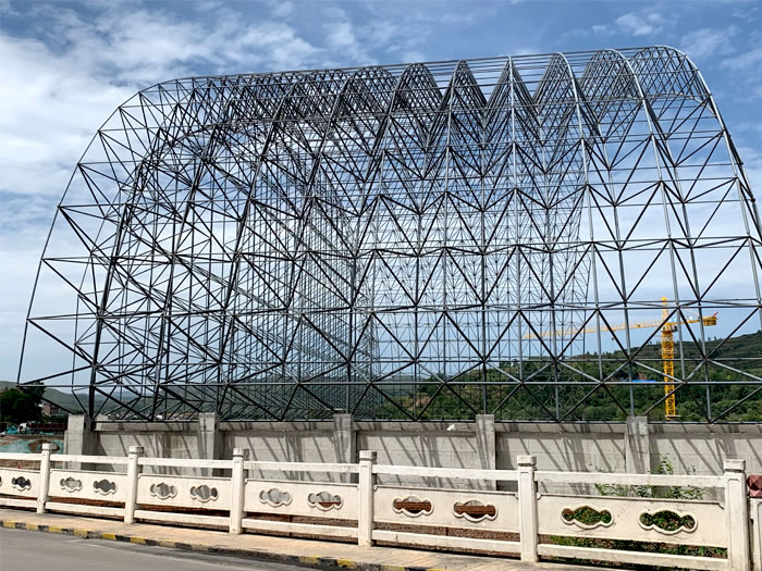 樟树山寨矿储煤棚网架